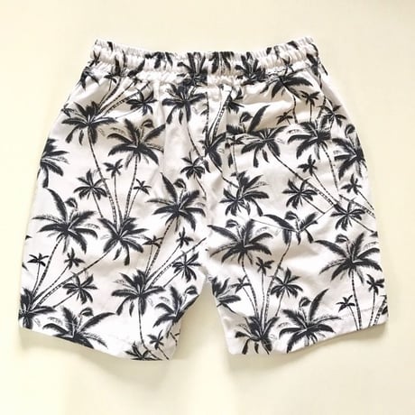 ISLANDER（アイランダー） パームツリー柄ショーツ/ホワイト