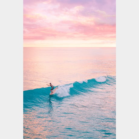 Jess Loiterton × ISLANDER Hawaiian Metal Print Art『Wave Slides』
