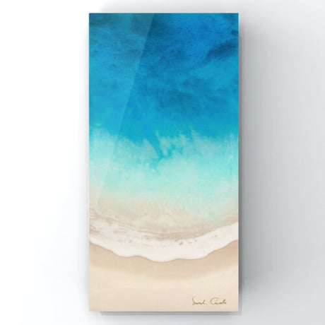【Sarah Caudle / サラカードル】Sea Breeze《Open Edition Resin Prints on Metal》6×12inch