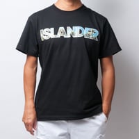 ISLANDER/アイランダー PALM TREE PHOTO Tシャツ/ブラック