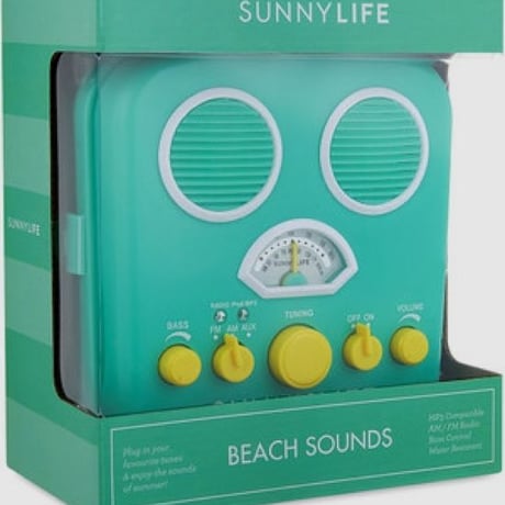 SUNNYLIFE（サニーライフ）BEACH SOUNDS/ビーチステレオスピーカー/Biscay Green