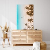 Jess Loiterton × ISLANDER Hawaiian Metal Print Art『Palmy Days』