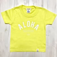 ISLANDER/アイランダー 『 ALOHA 』 キッズTシャツ/イエロー