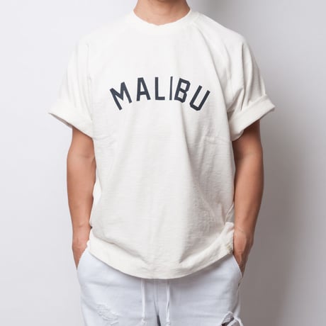 ISLANDER/アイランダー MALIBU SWEAT BIG TEE/マリブスウェットビッグシルエットTシャツ（ホワイト）