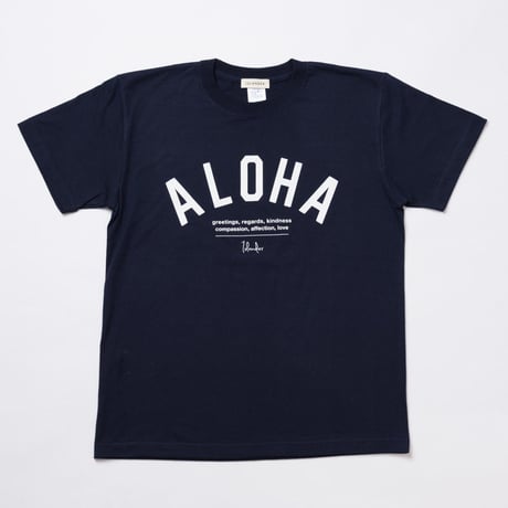 ISLANDER/アイランダー 『 ALOHA 』 Tシャツ/ネイビー