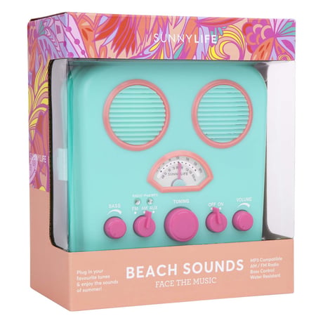 SUNNYLIFE（サニーライフ）BEACH SOUNDS/ビーチステレオスピーカー/TURQUOISE
