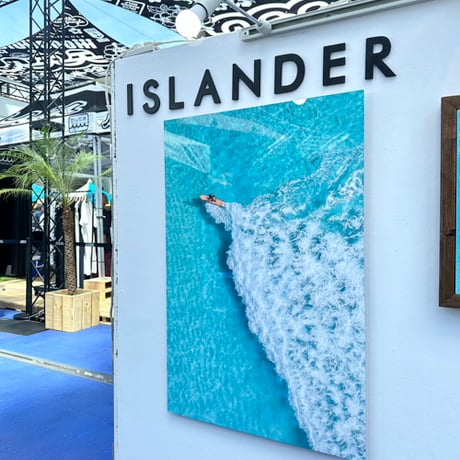 Jess Loiterton × ISLANDER Hawaiian Metal Print Art『Pipeline Pastels』