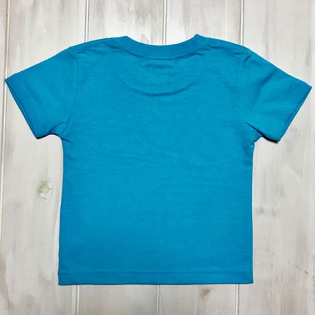 ISLANDER/アイランダー 『 ALOHA 』 キッズTシャツ/アクアブルー