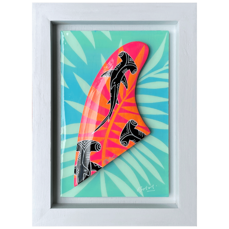 ハワイ画家エドゥアルド・ボリオリ/マットプリントアート11×14直筆