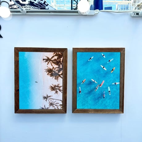 Jess Loiterton × ISLANDER Hawaiian Metal Print Art『Above Paradise』