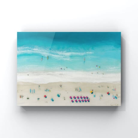 【Sarah Caudle / サラカードル】Waikiki Beach《Open Edition Resin Prints on Metal》18×24inch