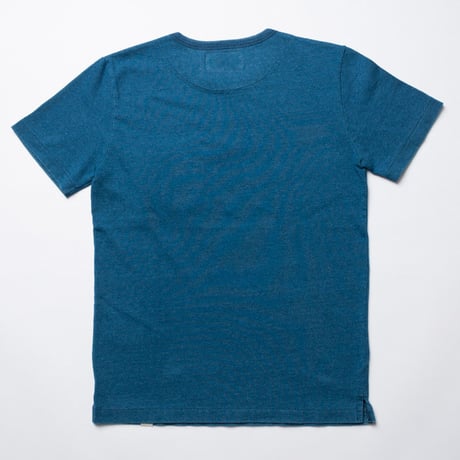 ISLANDER/アイランダー インディゴ染めポケットTシャツ（インディゴブルー）