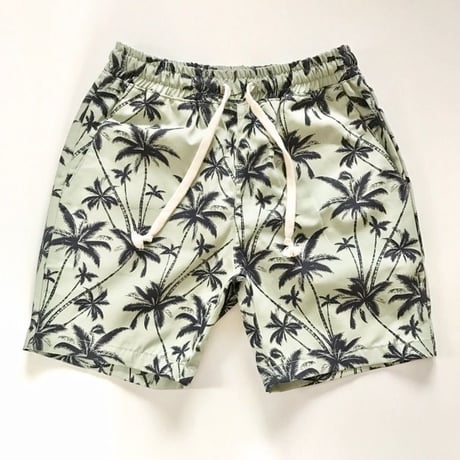 ISLANDER（アイランダー） パームツリー柄ショーツ/カーキ