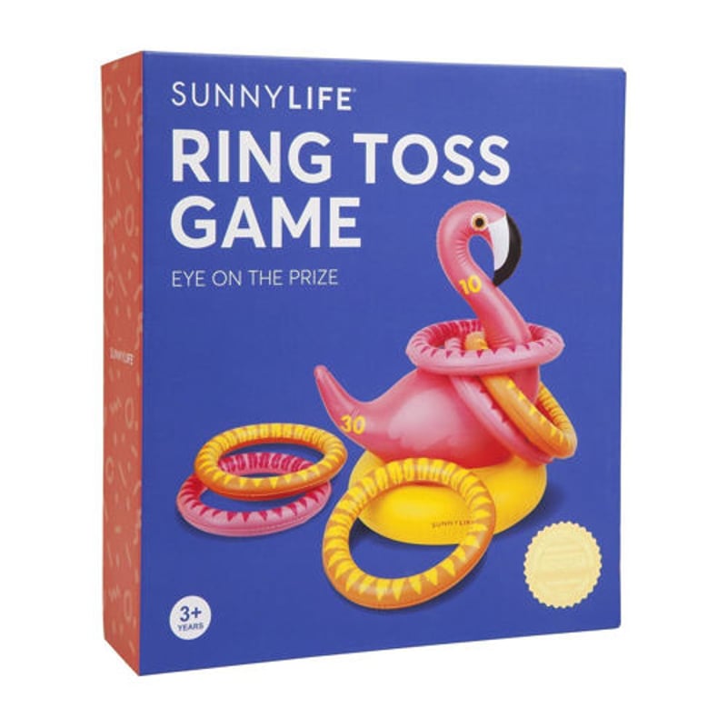 SUNNYLIFE（サニーライフ）フラミンゴ型輪投げ/浮き輪/RING TOSS GAME |