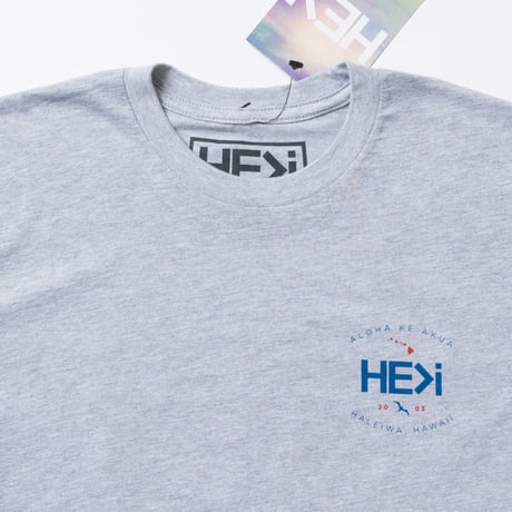 HE＞i（ヒー）Tシャツ GARAGE TEE（ヘザーグレー）S