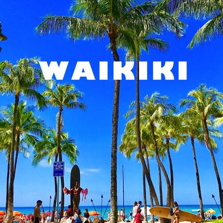 ISLANDER/アイランダーPhotography写真 『WAIKIKI 』A4サイズ