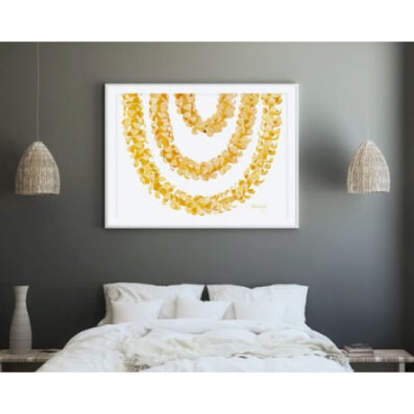 ALOHA DE MELE by JT OJERIO 『LEI ERS』《Matted Prints》