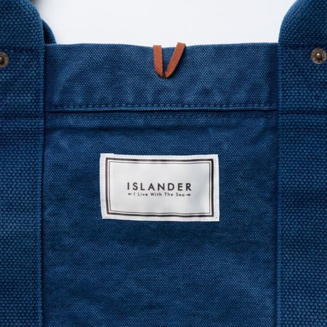 ISLANDER（アイランダー）ネイティブトートバッグ（大）/インディゴブルー