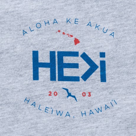 HE＞i（ヒー）Tシャツ GARAGE TEE（ヘザーグレー）S