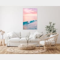 Jess Loiterton × ISLANDER Hawaiian Metal Print Art『Wave Slides』