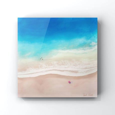 【Sarah Caudle / サラカードル】Oasis《Open Edition Resin Prints on Metal》12×12inch