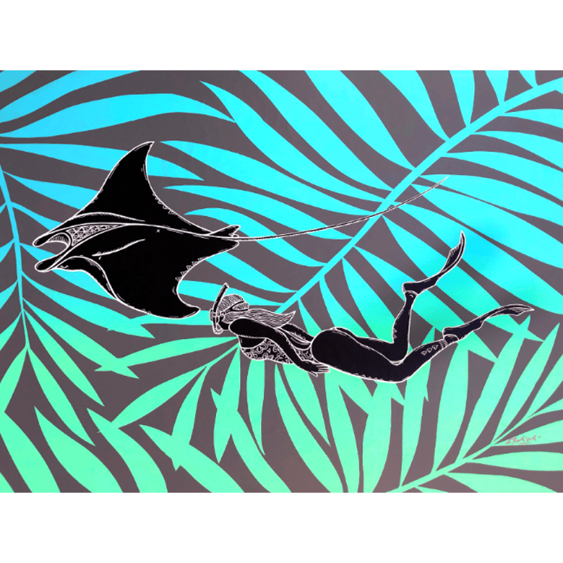 マーク・スペイン／銅版画「フルーツボウル」／直筆サイン・エディション有り／額装品 マーク・スペイン／銅版画「フルーツボウル」／直筆サイン