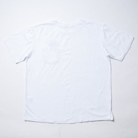 ISLANDER/アイランダー 刺繍ポケット ビッグシルエット Tシャツ/ホワイト