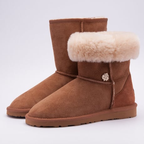 Entourage Sheepskin Mouton Boots（ブラウン）