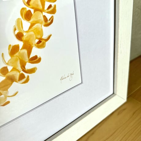 ALOHA DE MELE by JT OJERIO 『LEI ERS』《Matted Prints》額付き：Lサイズ