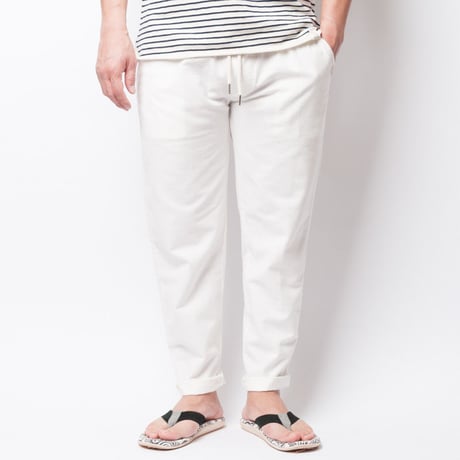 ISLANDER（アイランダー） リラックスリネンパンツ/ホワイト