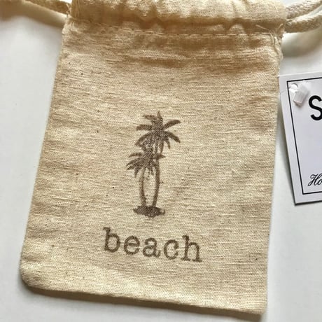 SoHa LIVING/Asst. Small Pouches『beach』/巾着袋/S