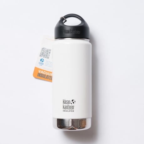 ハワイ限定Heather Brown （ヘザーブラウン）× Plastic Free Hawaii Klean Kanteen 16oz（473ml） Insulated White Bottle