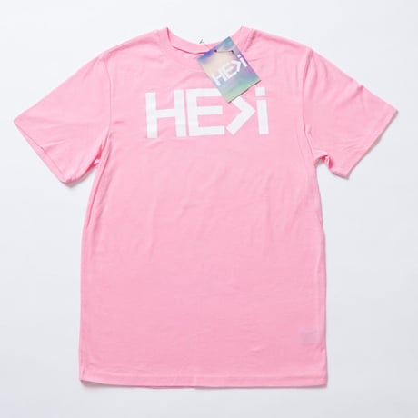 HE＞i（ヒー）Tシャツ KID'S LOGO TEE（BUBBLEGU）XL18