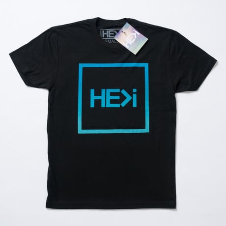 HE＞i（ヒー）Tシャツ GRADUAL TEE（ブラック）S