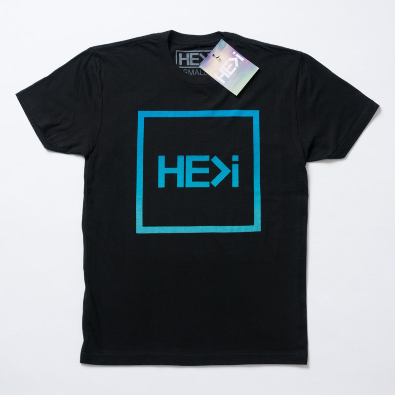 HE＞i（ヒー）Tシャツ GRADUAL TEE（ブラック）S | ISLANDER