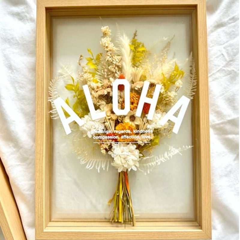 ISLANDERオリジナルフラワーフレームアート/Citrus Blossom | ISLANDER