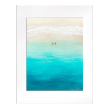 【Sarah Caudle / サラカードル】Three for the sea《Matted Prints》Sサイズ