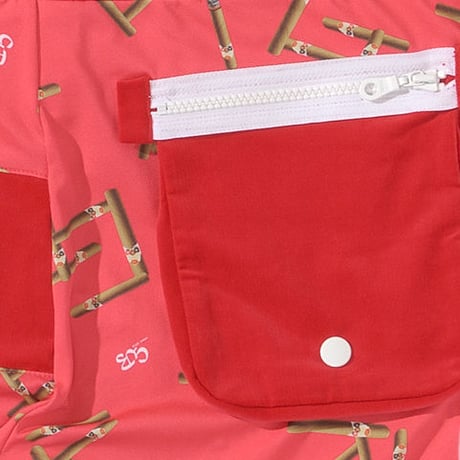GUACAMOLE（ガカモレ）CIGAR PINOKI MENS SHORTS/水着/RED