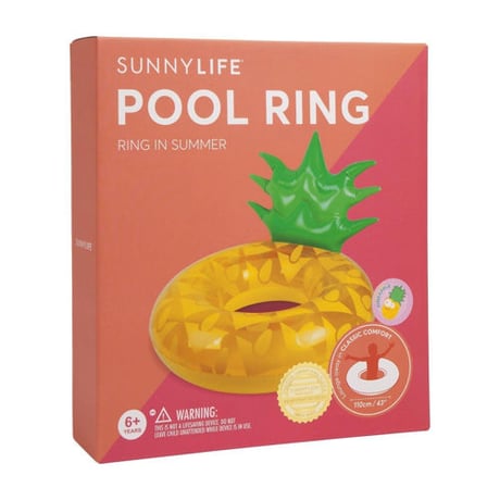 SUNNYLIFE（サニーライフ）パイナップルフロート/浮き輪/POOL RING FLOAT PINEAPPLE