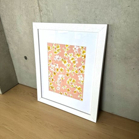 ALOHA DE MELE by JT OJERIO 『MELIA FALLS 2』《Matted Prints》額付き：Lサイズ