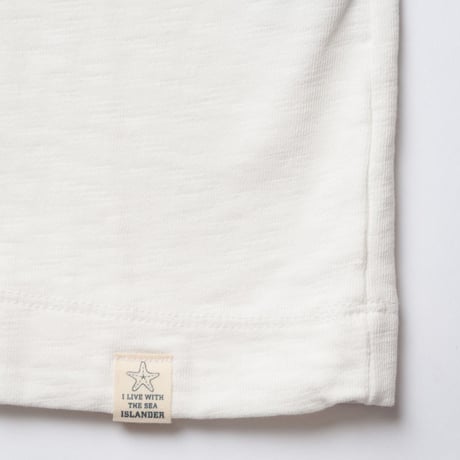 ISLANDER/アイランダー MALIBU SWEAT BIG TEE/マリブスウェットビッグシルエットTシャツ（ホワイト）