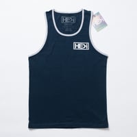 HE＞i（ヒー）タンクトップ　BADGE TANK（ネイビー）S