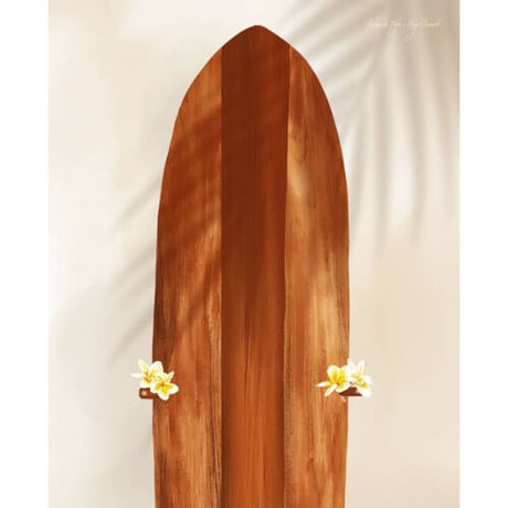 ALOHA DE MELE by JT OJERIO 『MINI MELIA ALAIA』《Matted Prints》