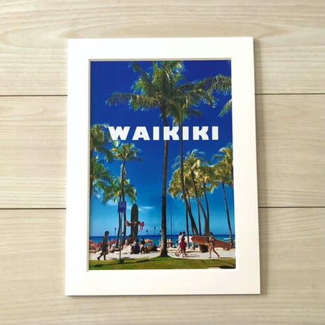 ISLANDER/アイランダーPhotography写真 『WAIKIKI 』A4サイズ