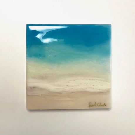【Sarah Caudleアート】Peaceful Sea 15(原画)直筆サイン入り