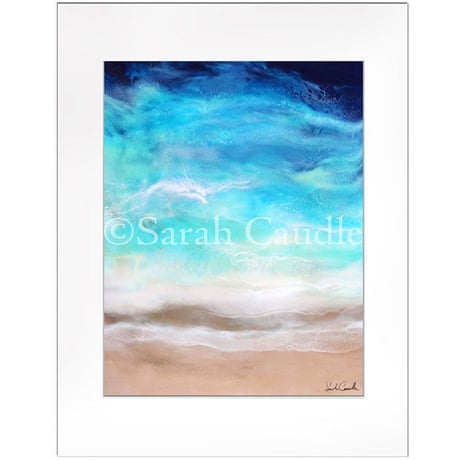 【Sarah Caudleアート】Shades of Blue(Lサイズ)
