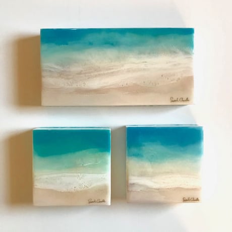 【Sarah Caudleアート】Turquoise Dream 6(原画)直筆サイン入り