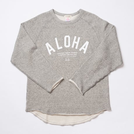 ISLANDER/アイランダー 『 ALOHA 』 カットオフクールネックスウェット