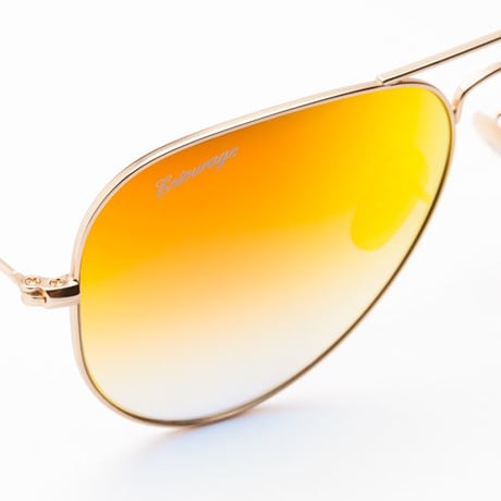 Entourage（アントラージュ）Teardrop Mirror Sunglasses サングラス/Orange