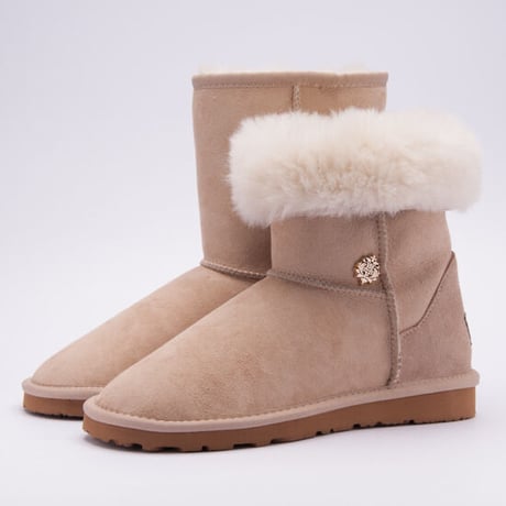 Entourage Sheepskin Mouton Boots（ベージュ）